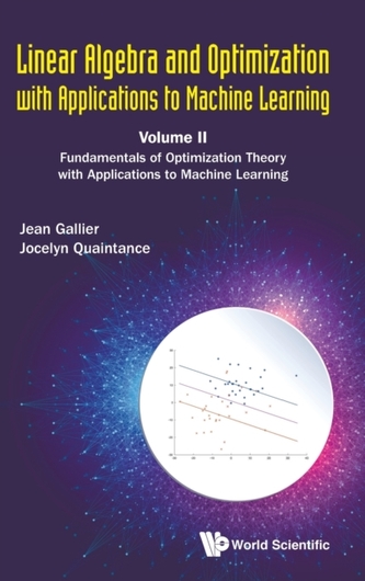 Linear Algebra And Optimization With Applications To Machine Learning - Volume Ii: Fundamentals Of Optimization Theory W