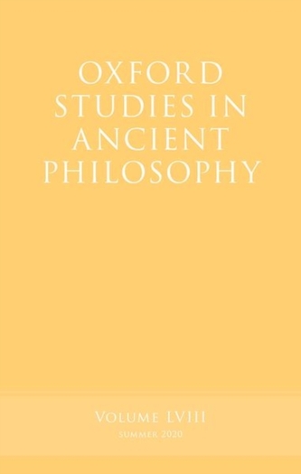 Oxford Studies in Ancient Philosophy, Volume 58