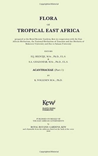 Flora of Tropical East Africa