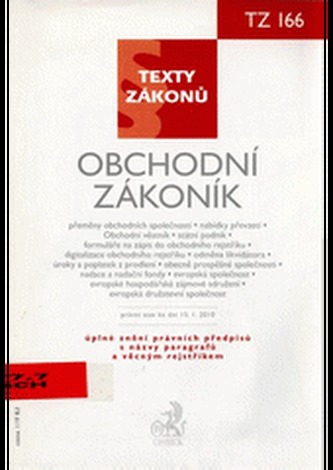 Obchodní zákoník – právní stav ke dni 15.1.2010