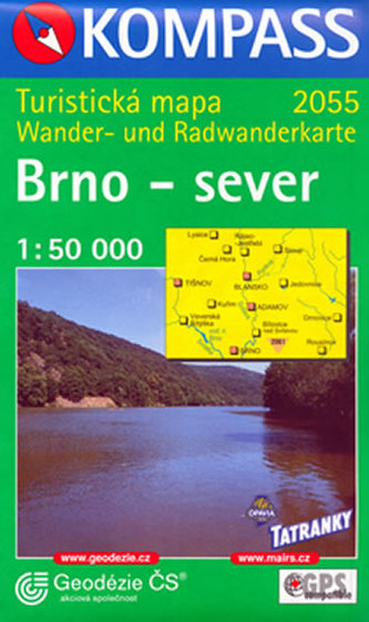 Brno - sever 1:50 000