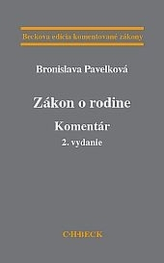 Zákon o rodine. Komentár 2. vydanie