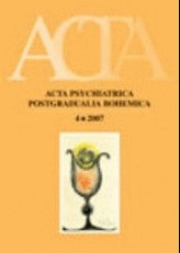 Acta Psychiatrica Postgradualia Bohemica 4/2007