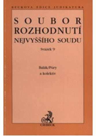 Soubor rozhodnutí Nejvyššího soudu sv.12