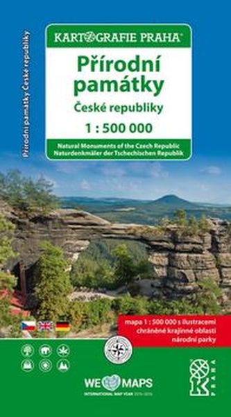 Přírodní památky České republiky/1:500 tis.(tematická mapa)