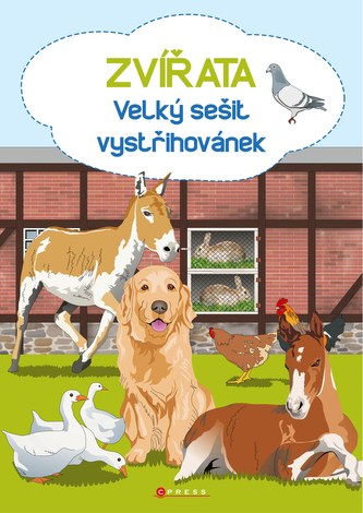 Zvířata - velký sešit vystřihovánek