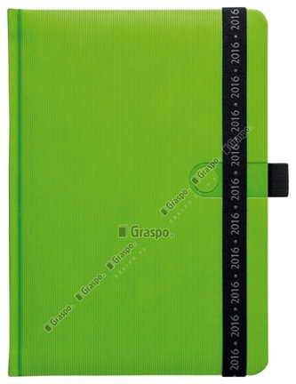 Diář 2016 Trendy zelený denní A5