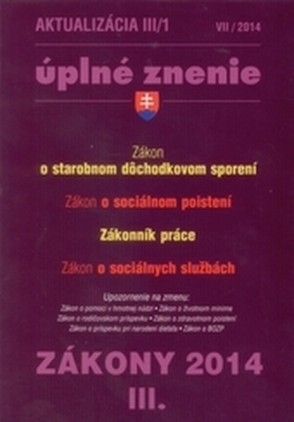 Aktualizácia III/1/2014