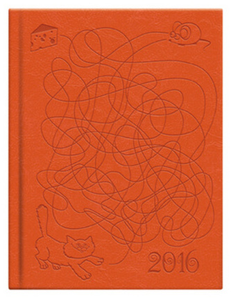 Diář 2016 Tom oranžový týdenní