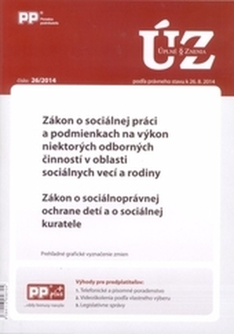 Úplné znenia zákonov 26/2014