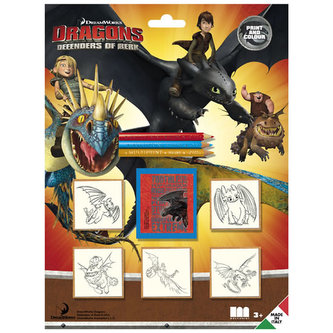 Razítka Dragons, blistr 5 razítek