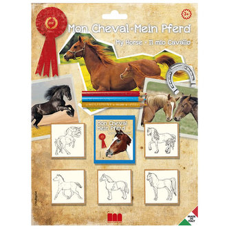 Razítka koně, blistr 5 razítek