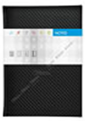 Notes Carbon černý čtverečkovaný A5