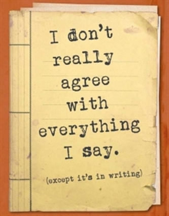 Zápisník - I don't really agree