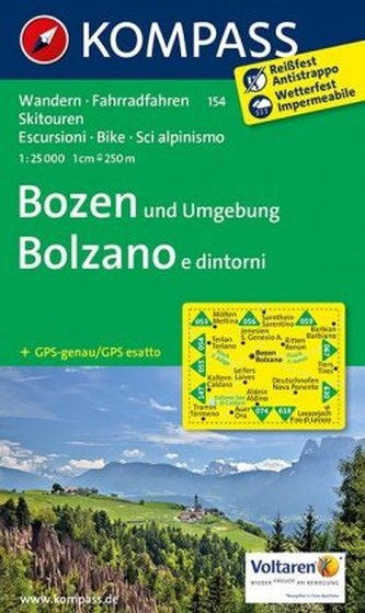 Bolzano und Ungebung 154      NKOM 1:25T