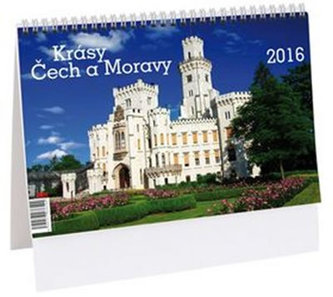 Krásy Čech a Moravy - stolní kalendář 2016