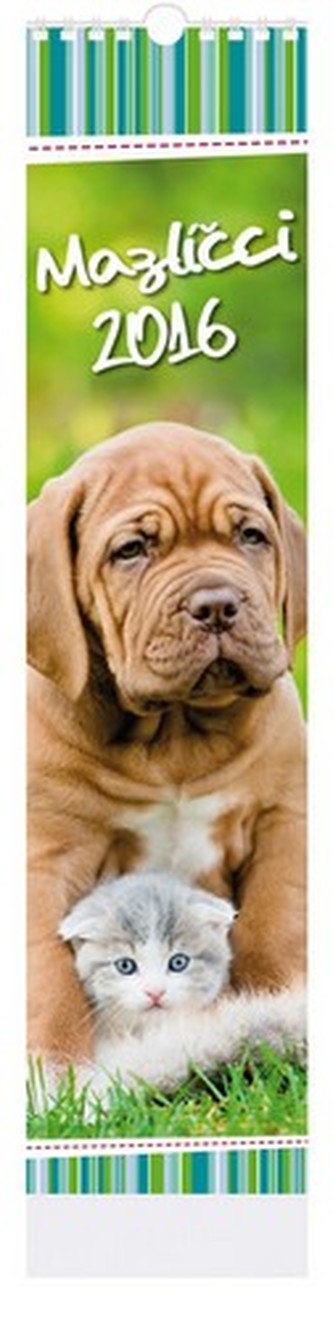 Mazlíčci - nástenný kalendář 2016