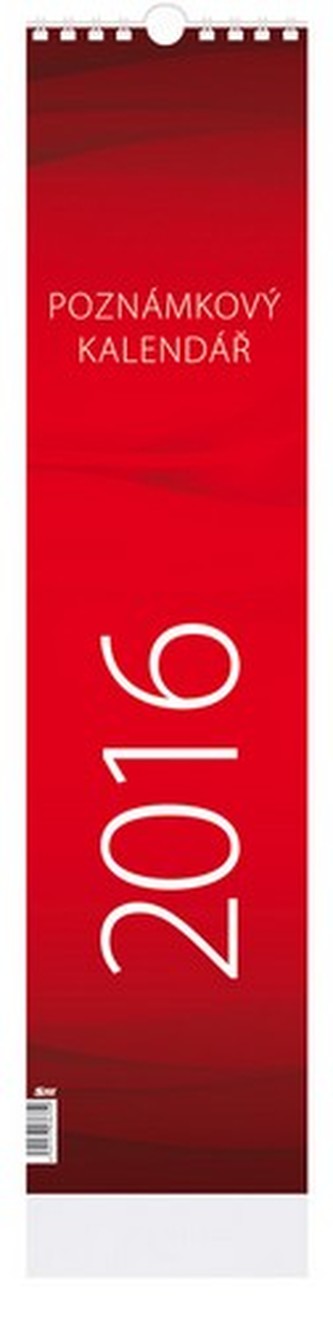 Poznámkový - nástenný kalendář 2016