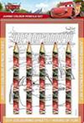 Auta - Maxi pastelky - omalovánky