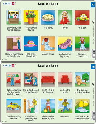 Puzzle Angličtina - krátký text RA9 10 dílků