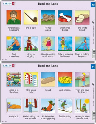 Puzzle Angličtina - krátký text RA7 10 dílků