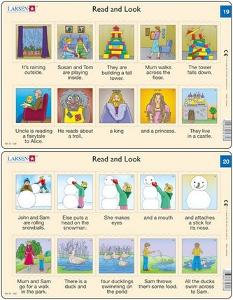 Puzzle Angličtina - krátký text RA10 10 dílků
