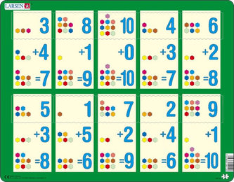 Puzzle MAXI - Sčítání do 10 I. /10 dílků
