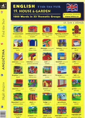 English - Find the Pair 19. (House & Garden)