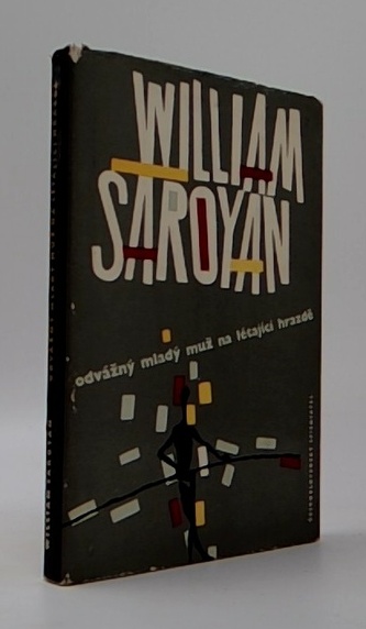 Odvážny mladý muž na lietajúcej hrazde