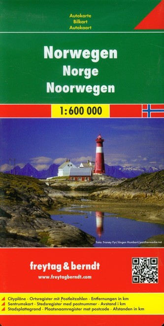Norsko 1:600 000 - automapa