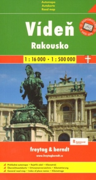 Vídeň Rakousko 1:16000