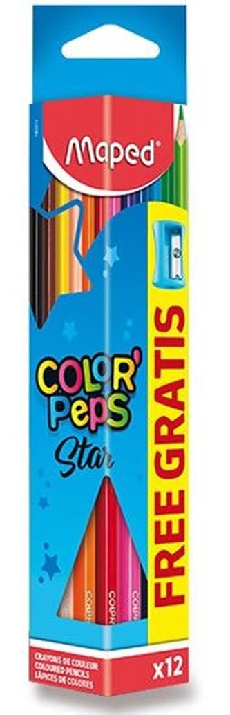 Pastelky 12 ks trojhranné Maped