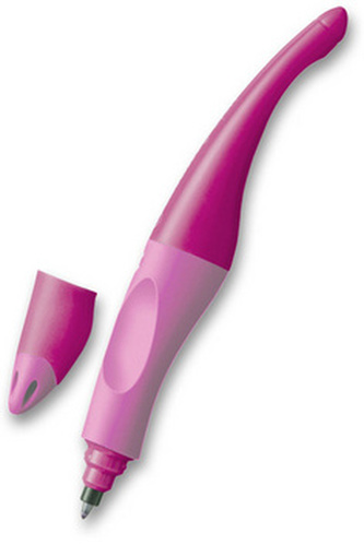 Roller "EasyOriginal Start", růžová, 0,5 mm, pro leváka, modrá, STABILO