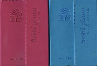 Sväté písmo - Jeruzalemská Biblia (tyrkysová, cyklamenová)