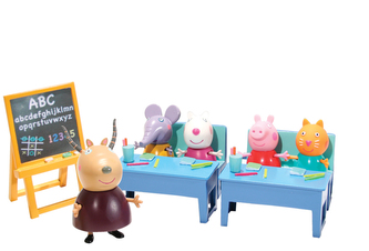 PEPPA PIG - školní třída + 5 figurek