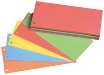 Kartonové rozlišovače 5 barev 100ks