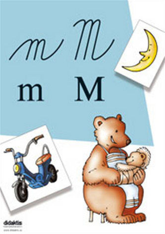 Plakáty s písmenky 1 (k Písmenkáři) - nástěnný plakát s písmenky