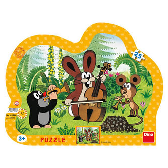 Krtek muzikant - puzzle 25 dílků