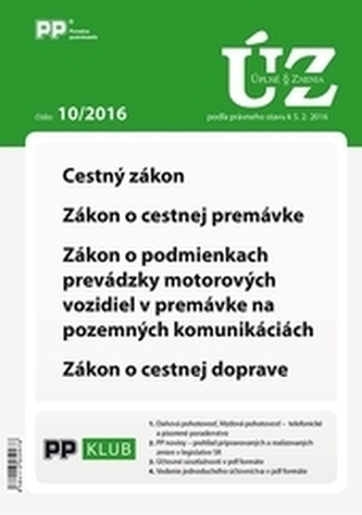 Úplne znenia zákonov 10-2016