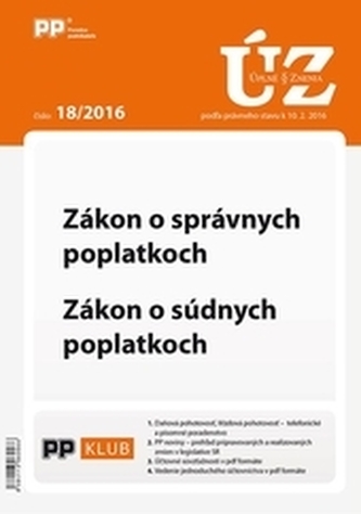 Úplne znenia zákonov 18-2016