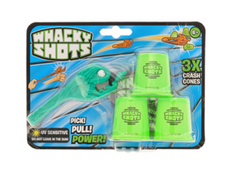 Whacky Shots 9,5cm s doplňky Water Splash tmavě zelený na kartě