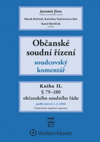 Občanské soudní řízení Kniha II.