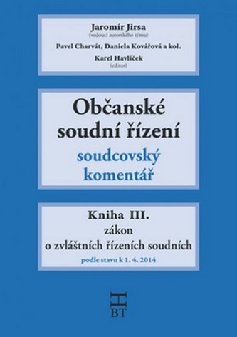 Občanské soudní řízení Kniha III.