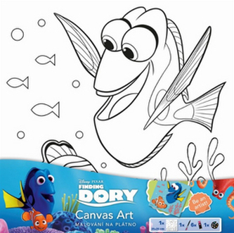 Maľovanie na plátno Hľadá sa Dory