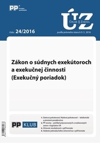 Úplne znenia zákonov 24-2016