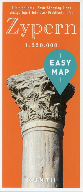 Kypr - Easy Map 1:220 000