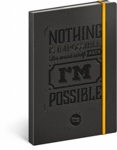 Notes - Motivační ,linkovaný, 13 x 21 cm