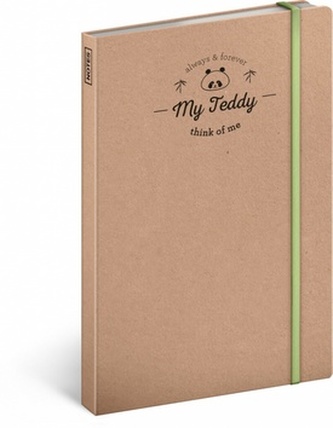 Notes - My Teddy, nelinkovaný, 13 x 21 cm