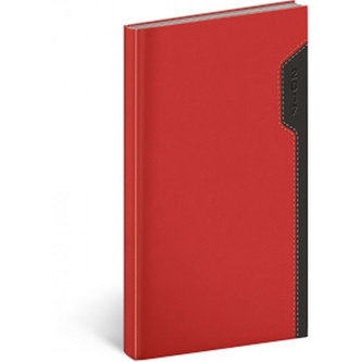 Thun kapesní diář Červenočerný 2017