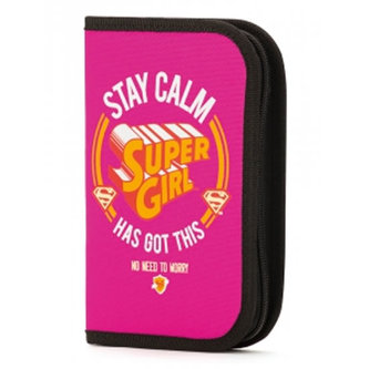 Supergirl/STAY CALM - Školní penál